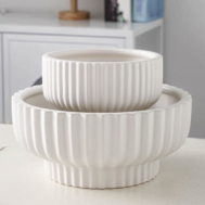 Serax White Stoneware Pot